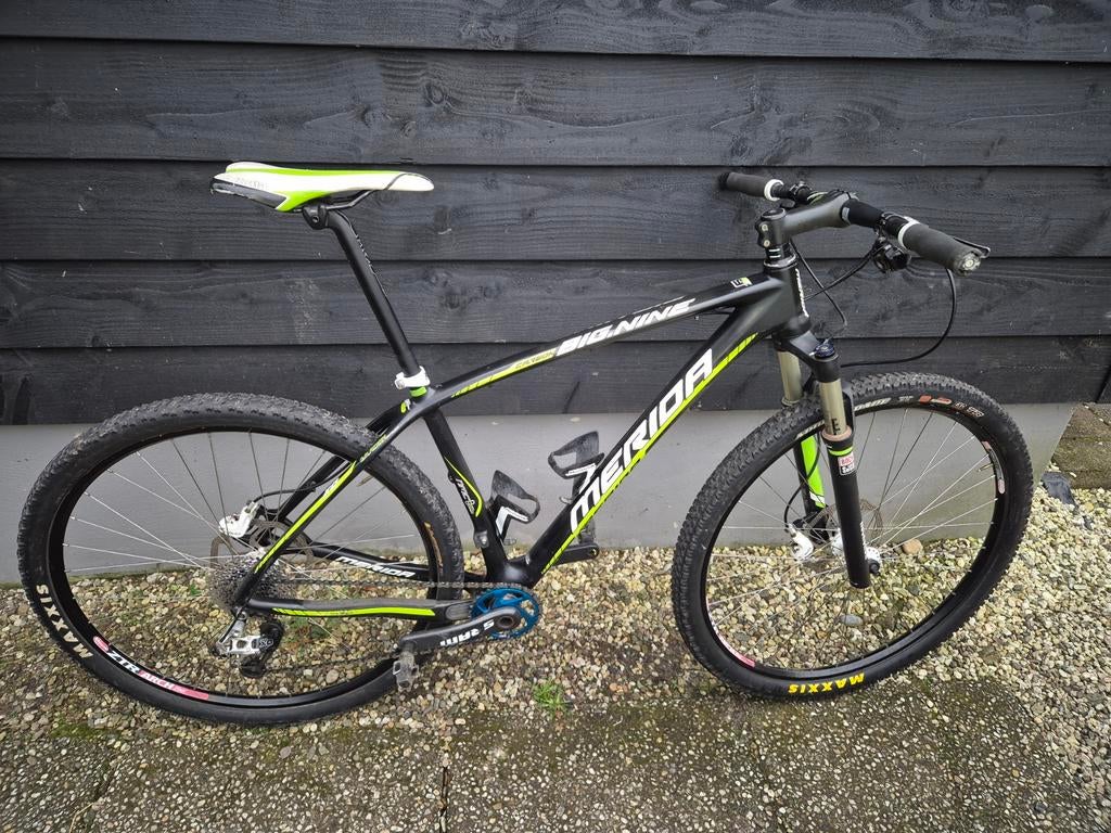 MTB Merida Big Nine carbon sram XO, Fietsen en Brommers, Fietsen | Mountainbikes en ATB, Zo goed als nieuw, Merida, Minder dan 45 cm