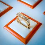 14 karaat gouden herenring zegelring, Ophalen, 20 of groter, Heer, Zo goed als nieuw