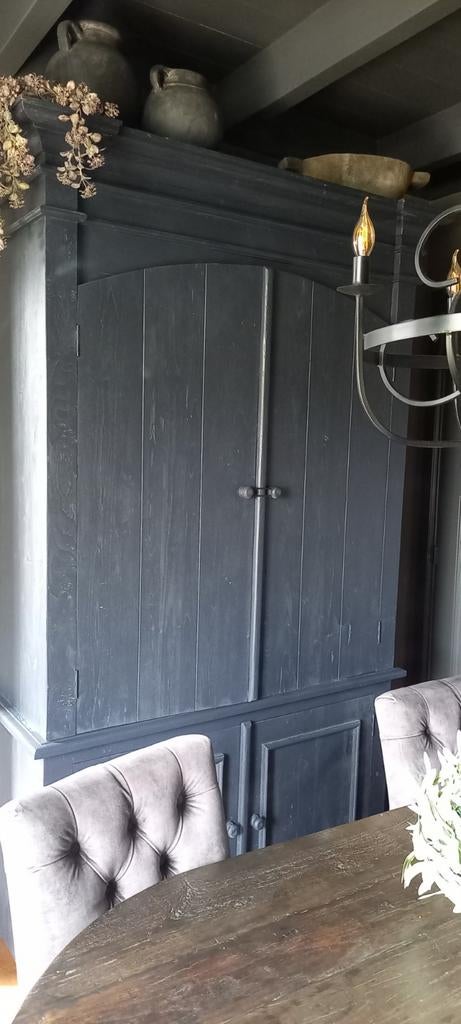 Nieuwe grote teak houten kast, Ophalen, Met deur(en), 100 tot 150 cm, 200 cm of meer