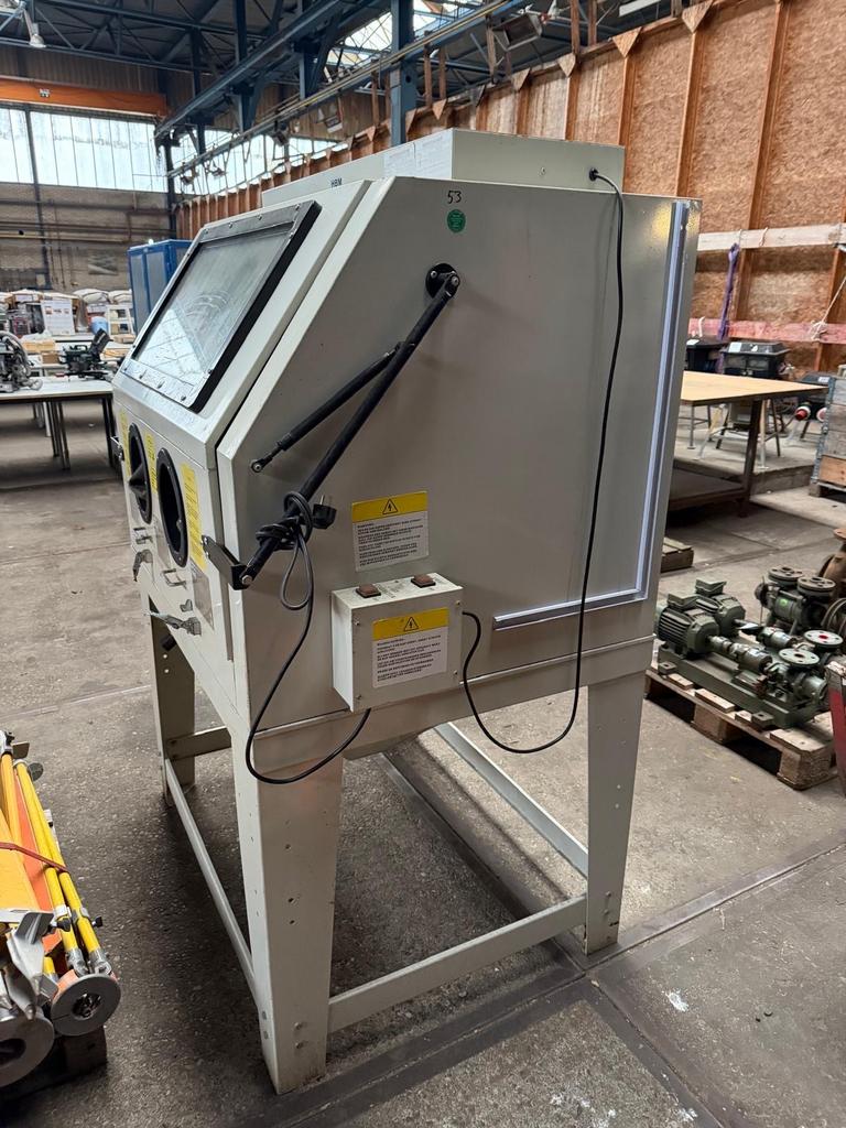 Straalcabine met scharnierend deksel - HBM, Ophalen of Verzenden, Gebruikt