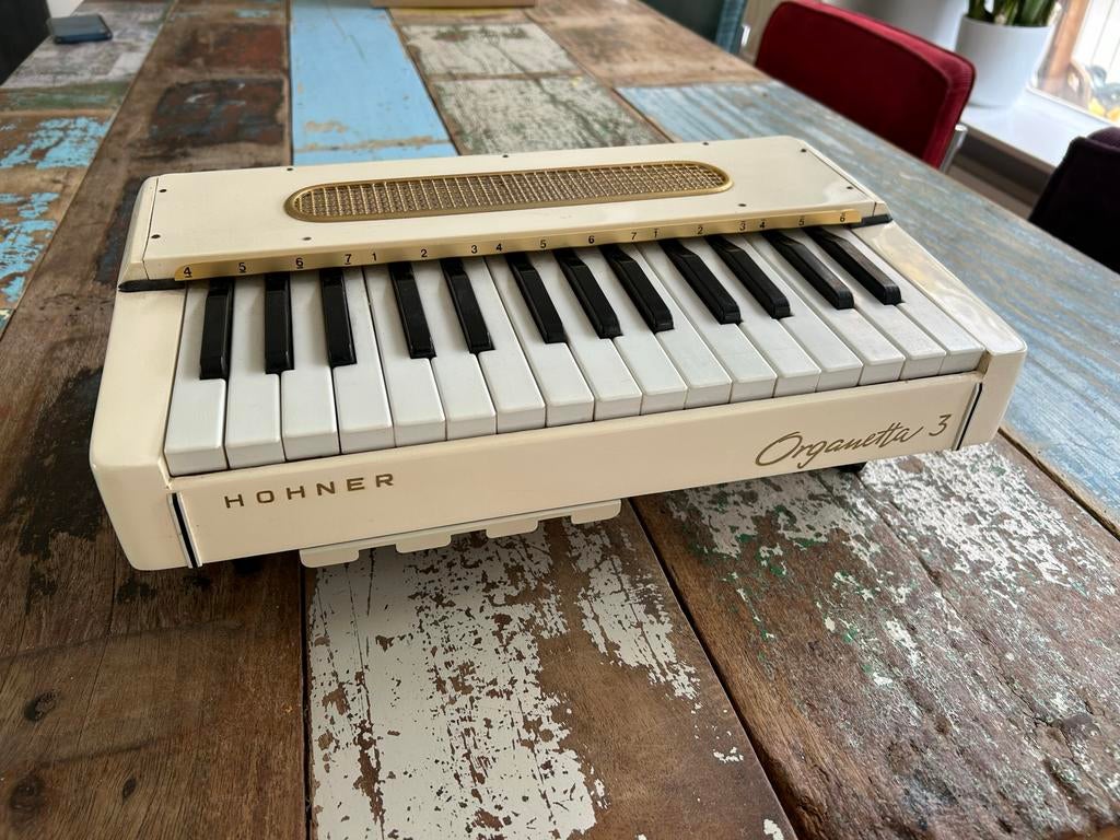 Vintage Hohner Organetta 3 - Elektrisch orgel, Muziek en Instrumenten, Keyboards, Ophalen, Gebruikt, Overige aantallen, Overige merken
