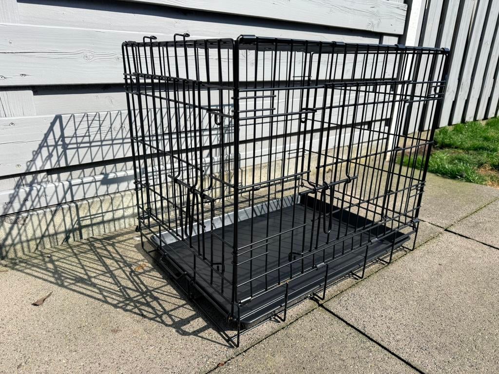 Hondenkennel, Dieren en Toebehoren, Hondenhokken, Ophalen, Zo goed als nieuw, 110 cm of meer, 100 cm of meer