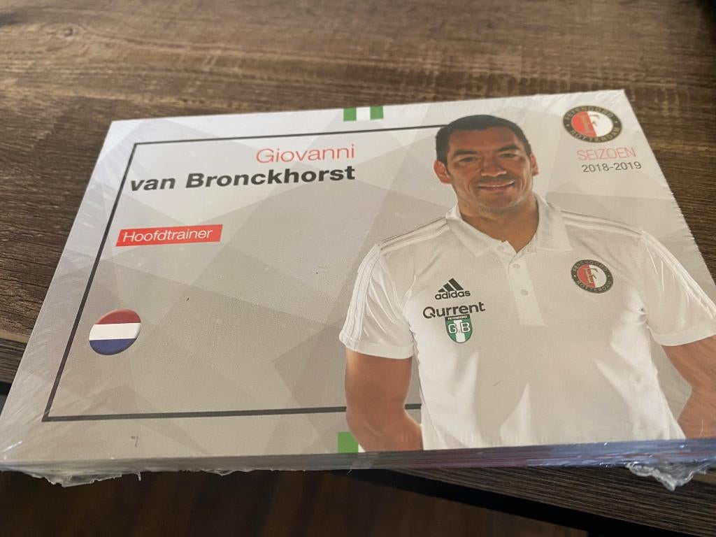 complete set Feyenoord  kaarten 2018-2019, Ophalen of Verzenden, Nieuw, Feyenoord, Poster, Plaatje of Sticker