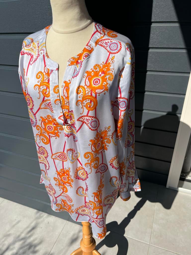 Herzen’s Angelegenheit zijden blouse maat 42, Verzenden, Zo goed als nieuw, Maat 42/44 (L), Overige kleuren