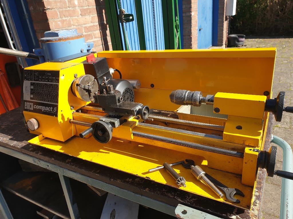 EMCO COMPACT 5, Ophalen, Zo goed als nieuw, Metaaldraaibank, Minder dan 500 mm
