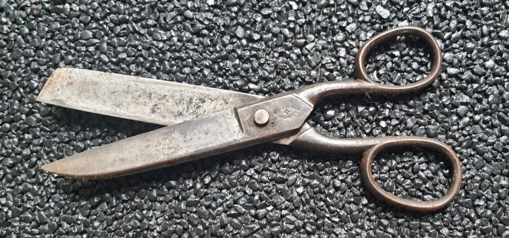 Vintage kleermakersschaar Rich.A.Herder Solingen, Antiek en Kunst, Ophalen of Verzenden