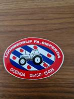 6257 Loonbedrijf Fa. Sieperda Goënga Tractor Sticker, Ophalen of Verzenden