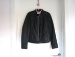 Zwarte nepleren bikerjas van Vero Moda Maat L, Ophalen of Verzenden, Zo goed als nieuw, Maat 38/40 (M), Zwart