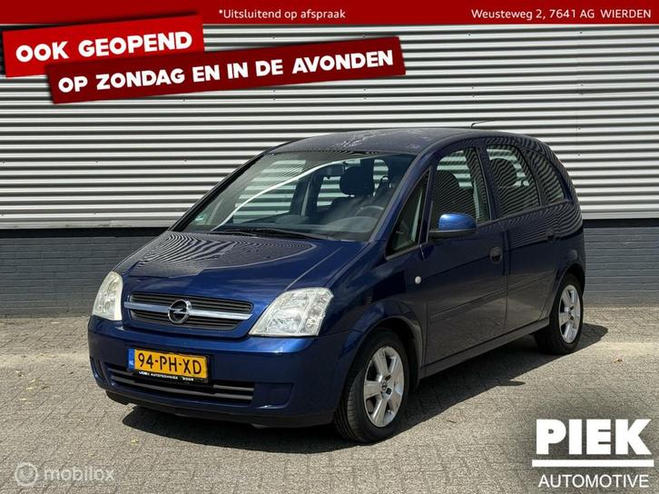 Opel Meriva 1.6-16V Cosmo TREKHAAK, APK, AIRCO, Auto's, Opel, Bedrijf, Te koop, Meriva, ABS, Airbags, Airconditioning, Alarm, Centrale vergrendeling