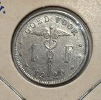 1 franc België 1929, Postzegels en Munten, Munten | Europa | Niet-Euromunten, Ophalen of Verzenden
