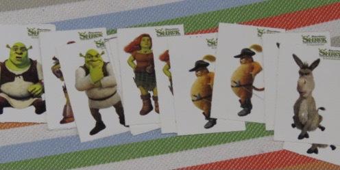 Meerdere plaatjes van de film Shrek Disney, Verzamelen, Ophalen of Verzenden, Nieuw, Film, Foto of Kaart