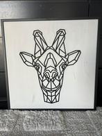 Giraf schilderij, Ophalen of Verzenden, Zo goed als nieuw, Minder dan 50 cm, Schilderij