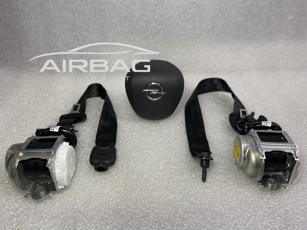 Opel Combo 2019-2024 airbag set stuur airbag & gordelset voo, Auto-onderdelen, Gebruikt, -, -, Ophalen of Verzenden