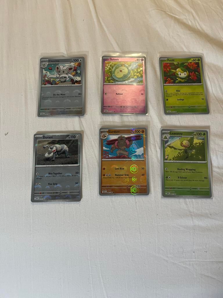 6 Pokémon pokenbal kaarten, Ophalen, Gebruikt, Meerdere kaarten
