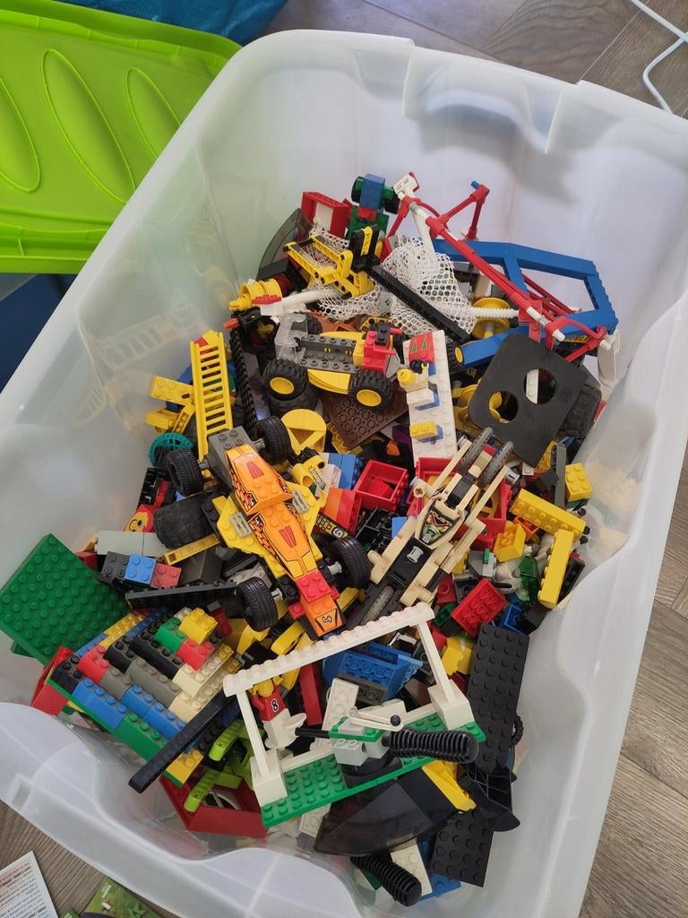 Grote kist vol LEGO: Star Wars, Technic, Racers & meer!, Meerdere sets, Gebruikt, Lego, Ophalen of Verzenden