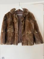Elegante nertsen bontjas, Kleding | Dames, Ophalen of Verzenden, Gedragen, Maat 38/40 (M), Bruin