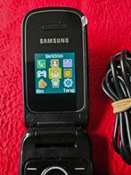 Bijna gratis 100% Als Nieuw Samsung telefoon, m.oplader €17, Paars, Overige systemen, Fysiek toetsenbord, Ophalen of Verzenden