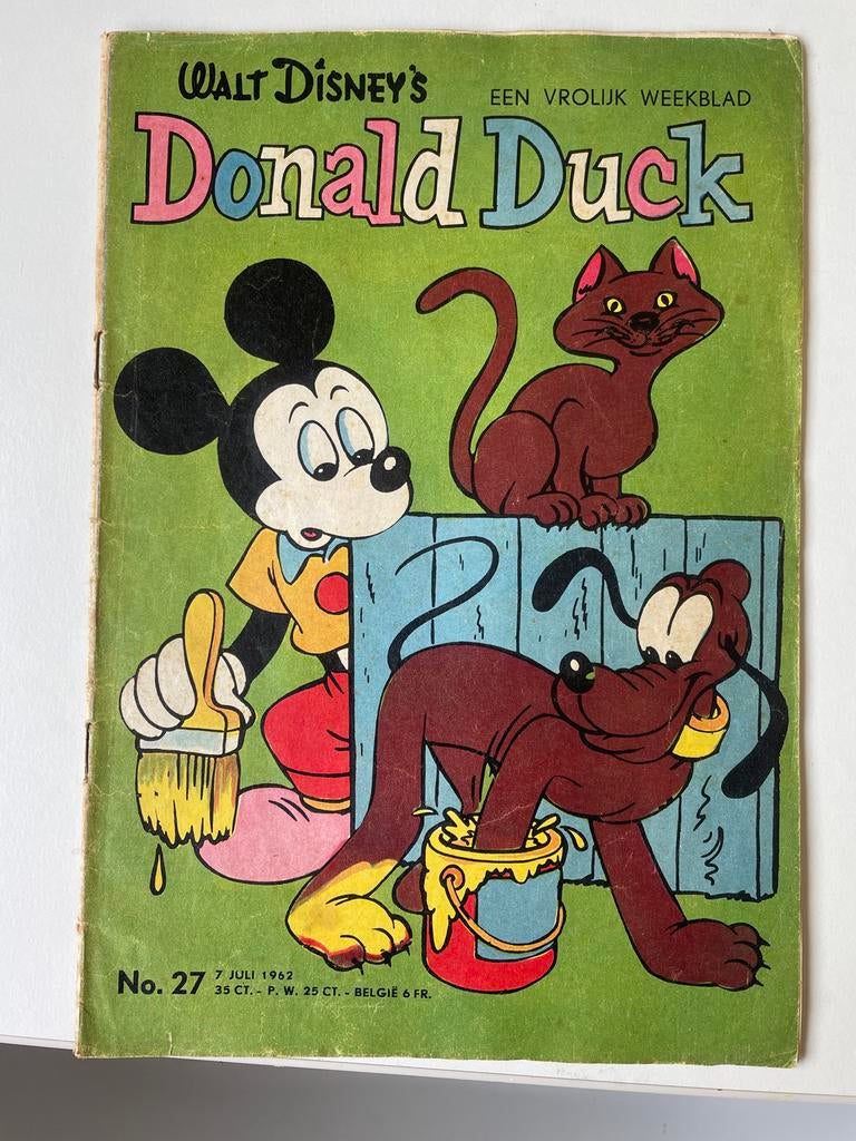 Donald Duck Weekblad No. 27 - 7 Juli 1962, Eén stripboek, Ophalen of Verzenden, Gelezen