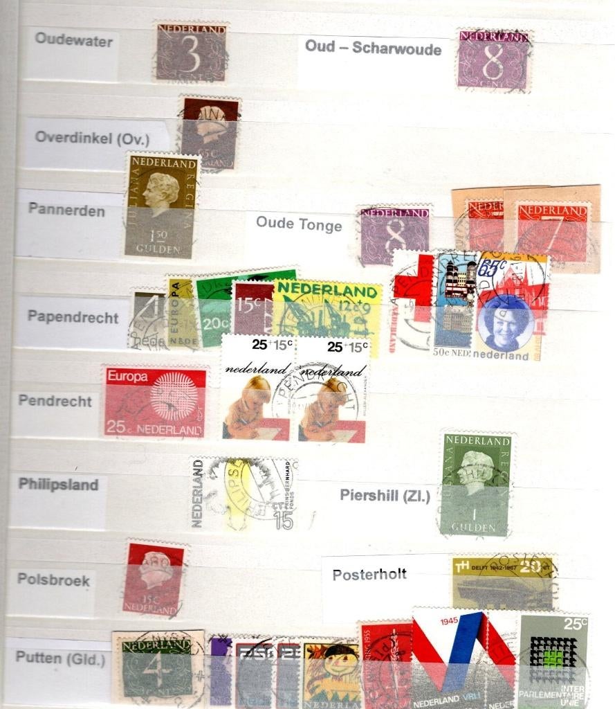 Stempels wo Overdinkel Pendrecht Piershill Polsbroek (44), Verzenden, T/m 1940, Gestempeld