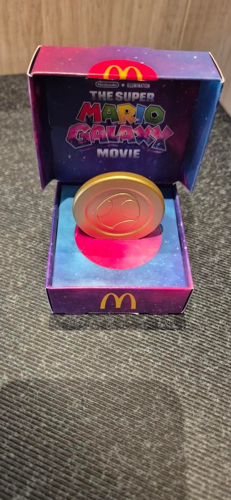 The Super Mario Galaxy gouden munt, Verzamelen, Ophalen of Verzenden