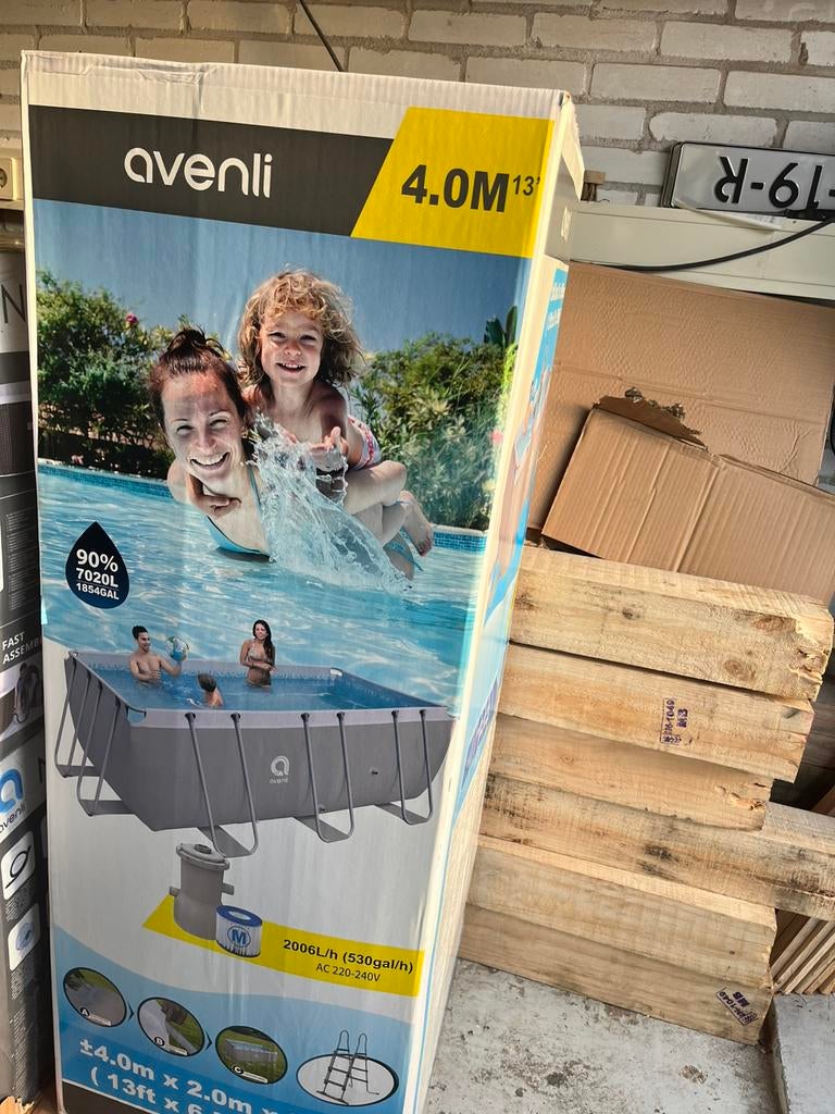 Avenli Zwembad, Ophalen, 80 tot 120 cm, Nieuw, Minder dan 200 cm