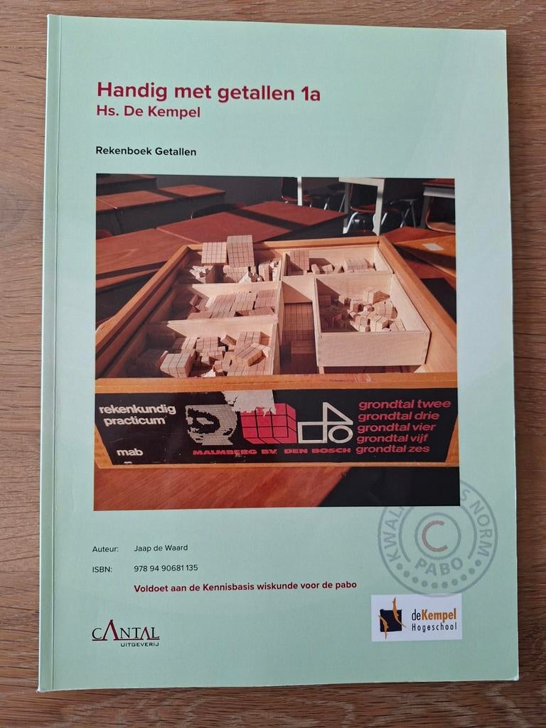 Studieboek Handig met getallen 1A, Ophalen of Verzenden, Beta, Zo goed als nieuw, HBO