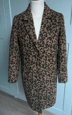 Bruin zwarte dierenprint voorjaars-jas, 38, Ophalen of Verzenden, Zo goed als nieuw, Maat 38/40 (M), Bruin
