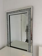 Spiegel met kristallen rand, Huis en Inrichting, Woonaccessoires | Spiegels, Minder dan 50 cm, Ophalen of Verzenden, Zo goed als nieuw
