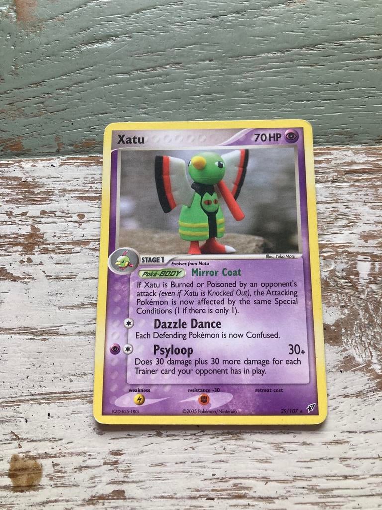Pokemon kaart Xatu, Ophalen of Verzenden, Zo goed als nieuw