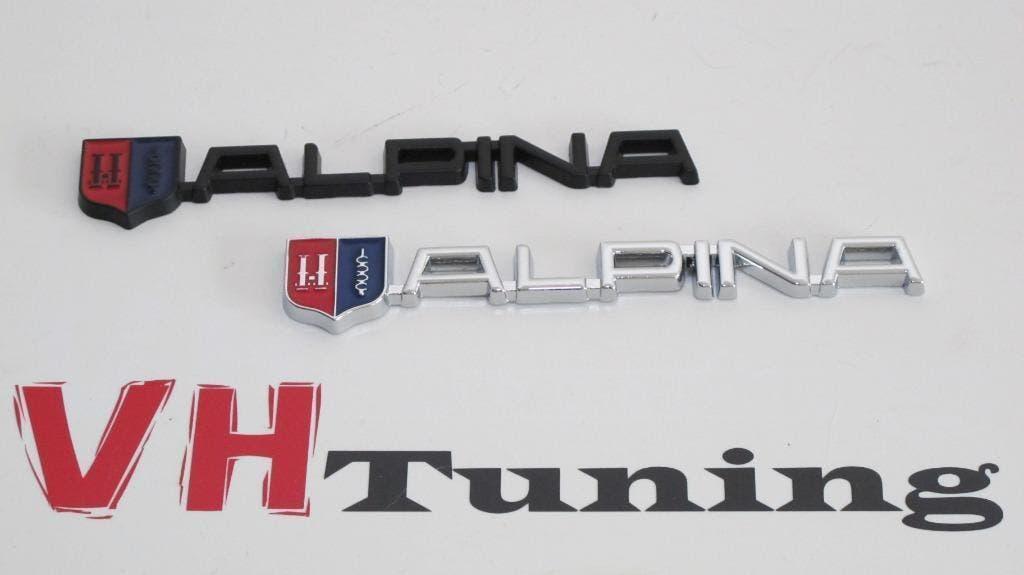 BMW Alpina 3D logo zelfklevend 13CM metaal diverse kleuren, Auto diversen, Tuning en Styling, Ophalen of Verzenden