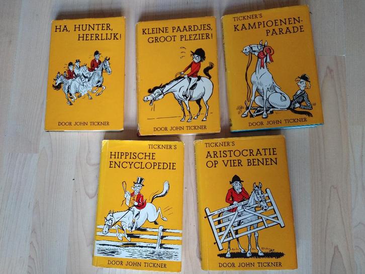 Tickner, John. Ha, Hunter heerlijk + Hippische encyclopedie, Boeken, Dieren en Huisdieren, Zo goed als nieuw, Ophalen of Verzenden