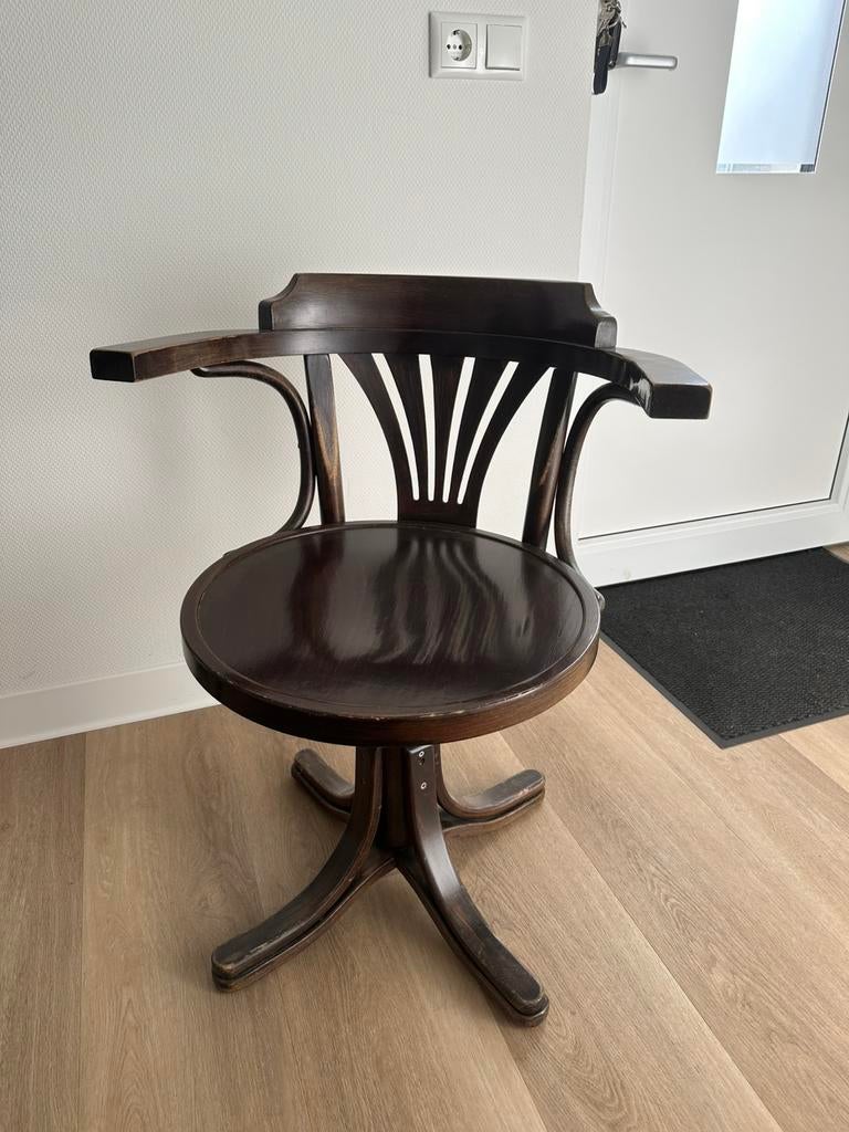 Mooie Thonet stijl Captain Chair, Antiek en Kunst, Ophalen