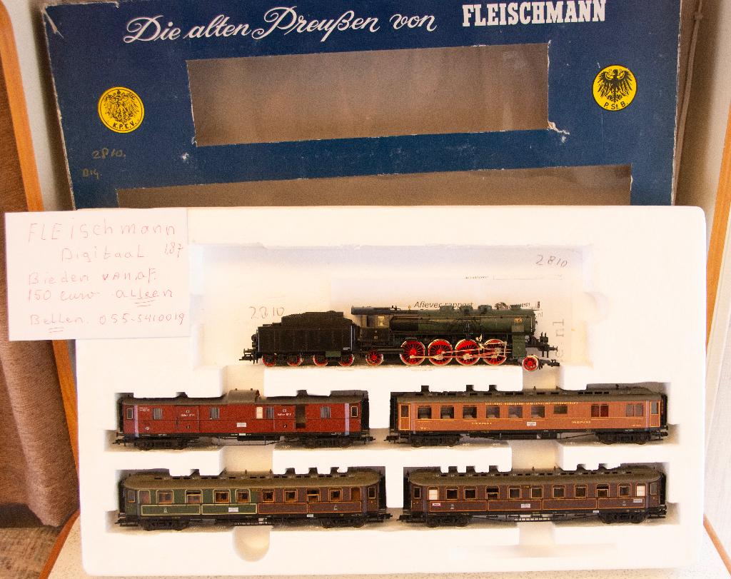 Modeltrein Fleischmann, Hobby en Vrije tijd, Modeltreinen | H0, Ophalen, Treinset, Gelijkstroom, Fleischmann