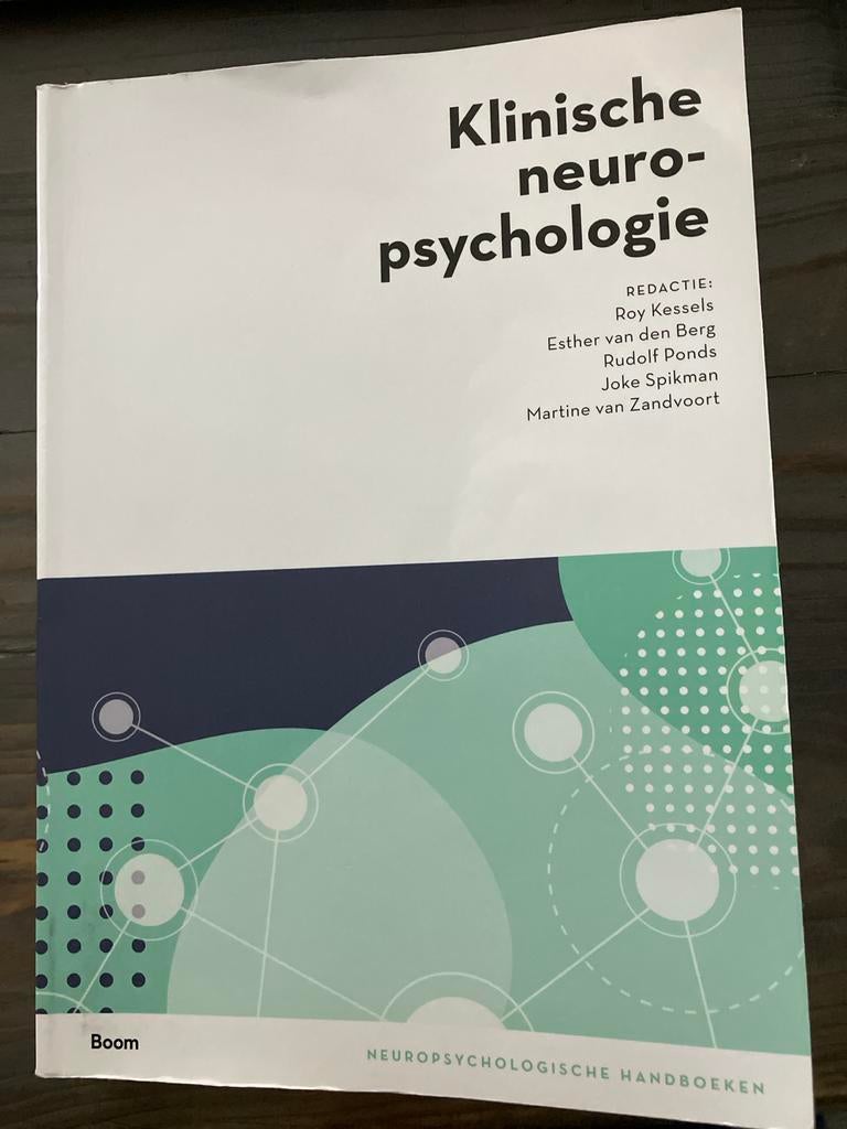 Klinische Neuropsychologie - Handboek isbn 9789024444779, Ophalen of Verzenden, Zo goed als nieuw, Functieleer of Neuropsychologie
