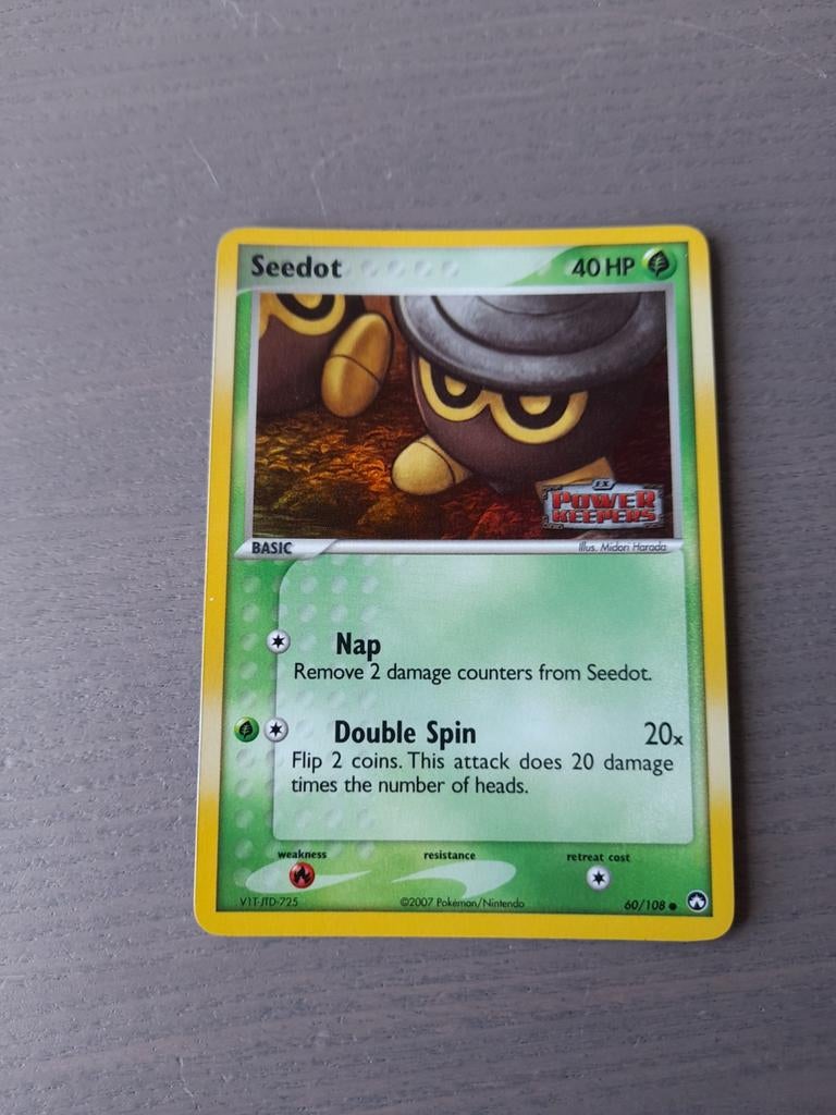 2007 power keepers 60/108 seedot reverse, Ophalen of Verzenden, Zo goed als nieuw, Losse kaart, Foil