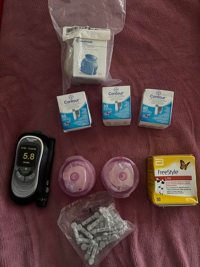 Diverse oude diabetes materialen, Ophalen of Verzenden, Zegels, Bonnen of Punten