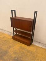 Wandkast Simpla Lux vintage retro teak jaren 60 €265, Ophalen of Verzenden, Gebruikt