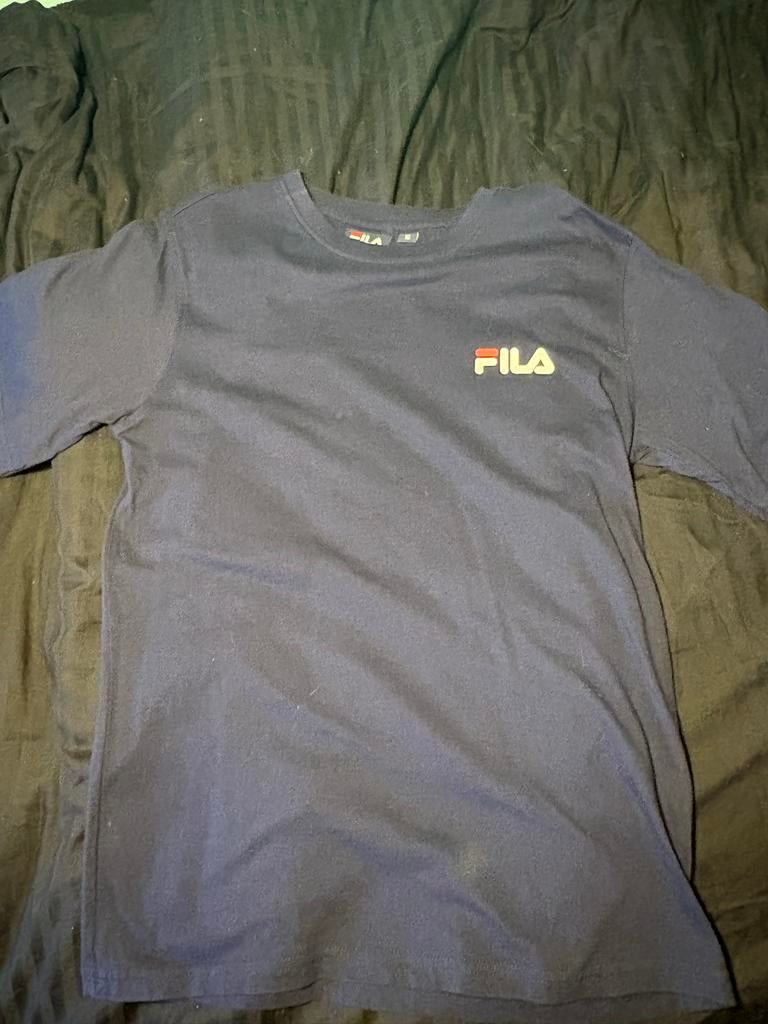 Fila shirt maat S voor 16-jarige, schoon en zonder vlekken, Ophalen of Verzenden, Gedragen, Maat 46 (S) of kleiner, Blauw