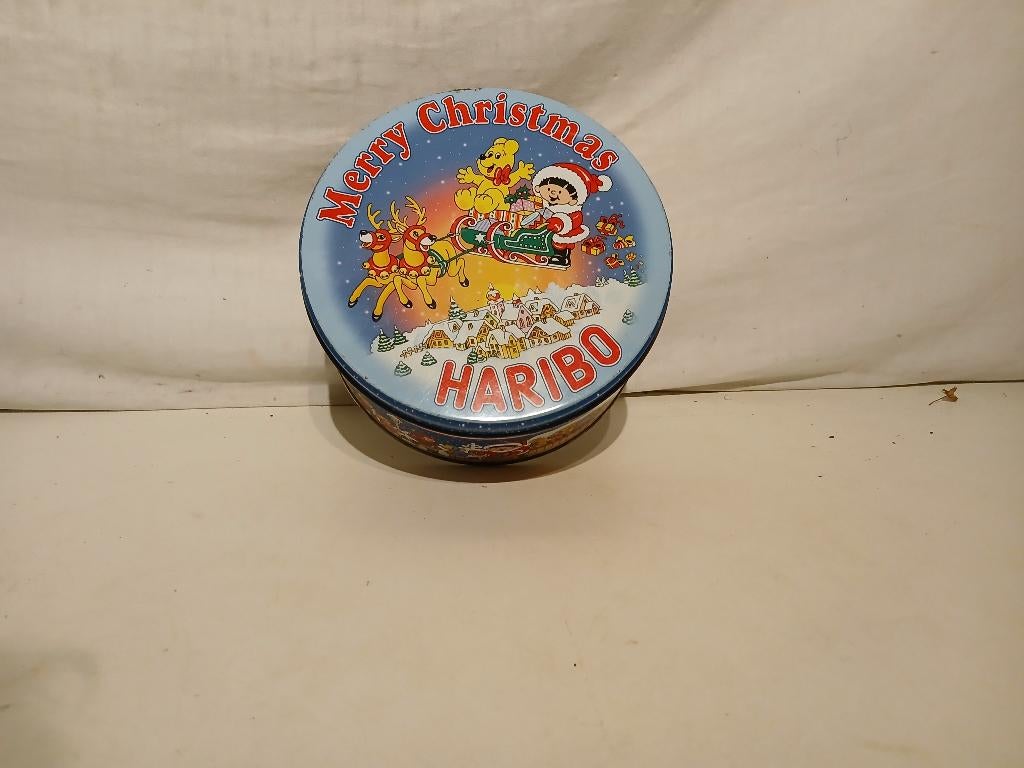 Merry Christmas blik HARIBO, Verzamelen, Blikken, Overige, Ophalen of Verzenden