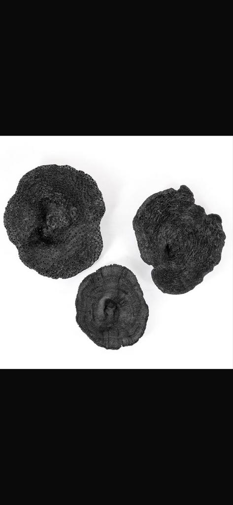 Wanddecoratie 3-delig By-Boo Roda - Zwart, Ophalen, Nieuw