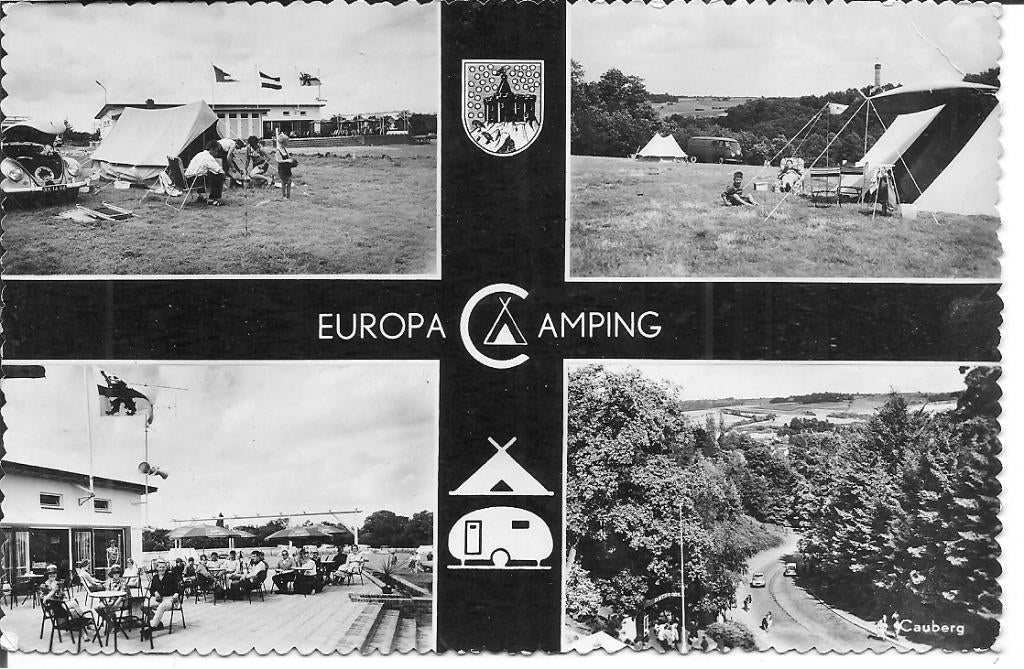 Valkenburg Europa Camping, Ophalen of Verzenden, 1960 tot 1980, Gelopen, Limburg