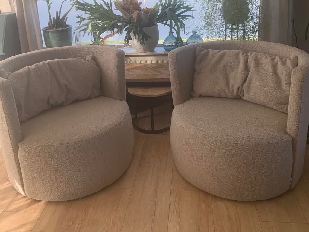 VTWONEN  fauteuils, Ophalen of Verzenden, Zo goed als nieuw, 75 tot 100 cm, 75 tot 100 cm