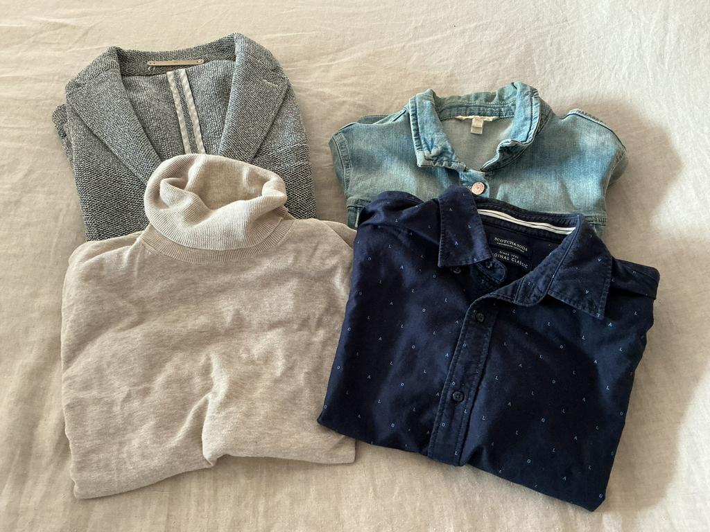 Herenkledingpakket mt 48/ dames spijkerjasje, Ophalen of Verzenden, Gedragen, Maat 48/50 (M)