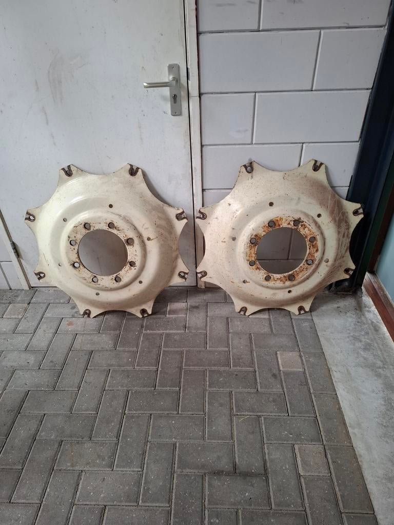 Hartplaten voor 34 inch velgen en 6 gaats hartplaten., Ophalen