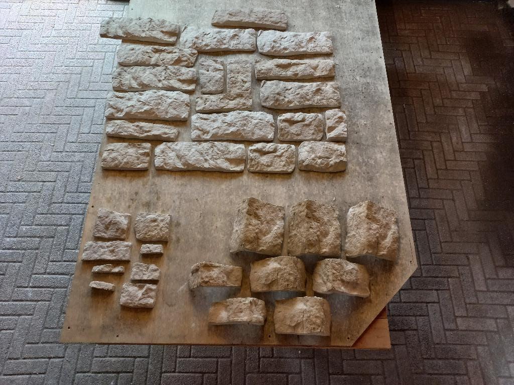 KLIMEX Steenstrip Ardennes crème 16x37 cm, Ophalen, Nieuw, Beton