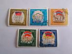 Rusland 1971/1974 5x 50 jr. Republieken, Ophalen of Verzenden