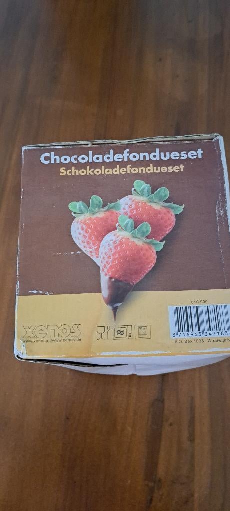Chocoladefondue set, Ophalen of Verzenden, Nieuw, Fondueset
