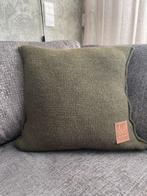 Mooi gebreid kussen van Knit Factory, Ophalen, Zo goed als nieuw, Groen, Vierkant