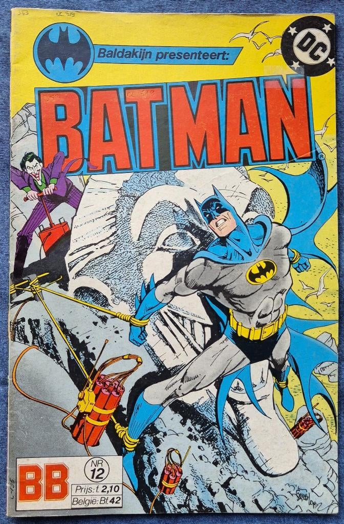 Batman nr.12 (Baldakijn reeks) - 1985, Eén comic, Baldakijn, Europa, Ophalen of Verzenden