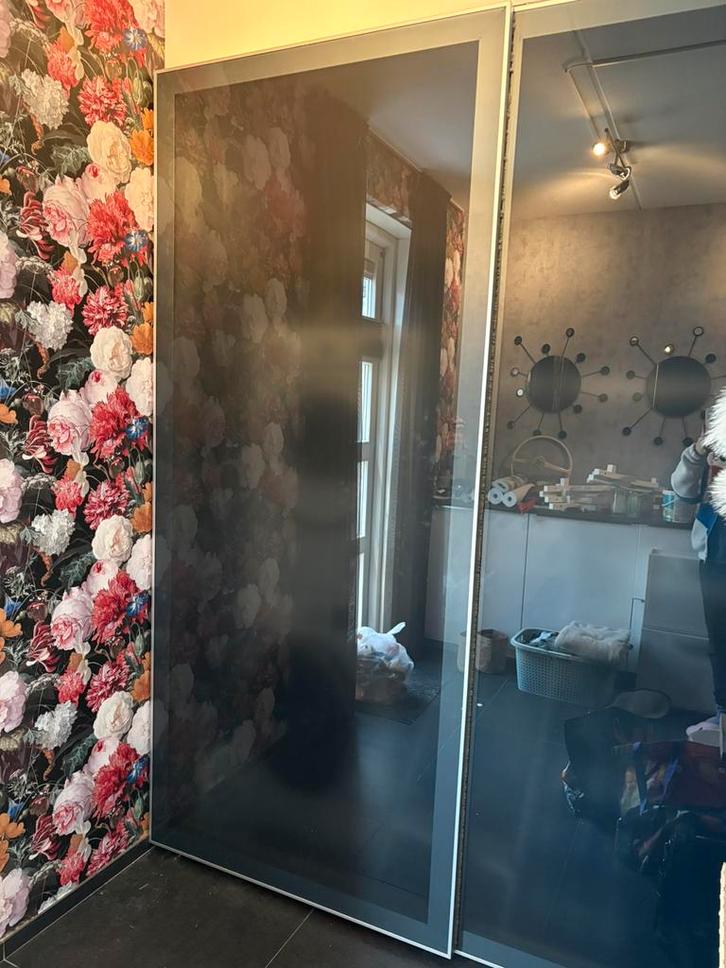 Gratis schuifdeuren pax ikea 200x236 glas, Huis en Inrichting, Kasten | Kledingkasten, Zo goed als nieuw, 200 cm of meer, Minder dan 25 cm